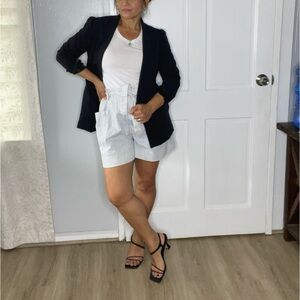 Pilcro x Anthropologie Paper Bag Shorts High-Rise Lightwash Denim Sz. 32